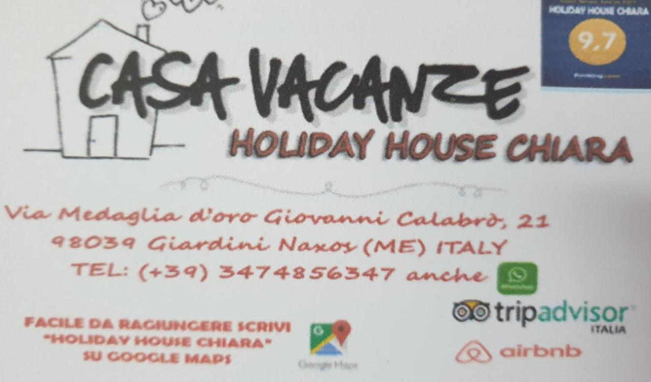 Holiday House Chiara Giardini Naxos Ngoại thất bức ảnh
