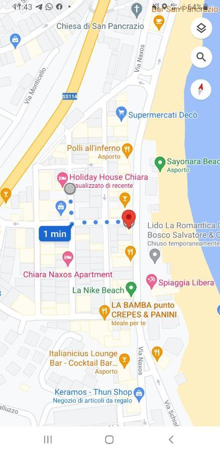 Holiday House Chiara Giardini Naxos Ngoại thất bức ảnh